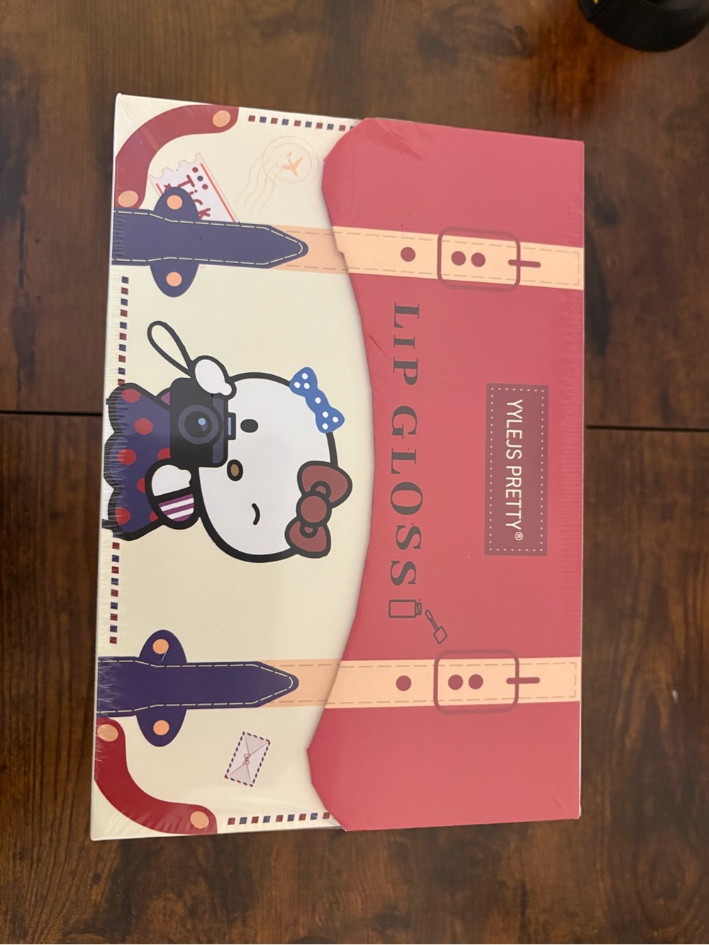 New Hello Kitty lip gloss (24) set cutie bag